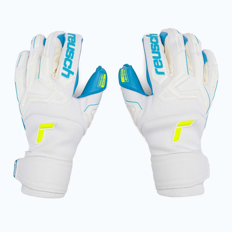 Reusch Attrakt Freegel Aqua szélálló kapus kesztyű fehér 5270459