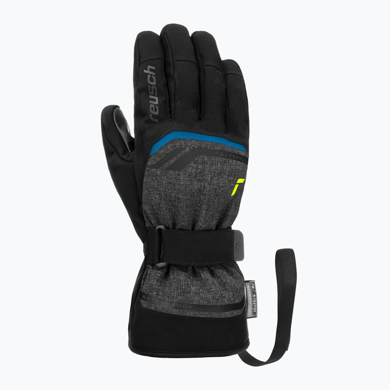 Síkesztyű Reusch Outset R-Tex XT black melange/safety yellow/brilliant blue 2