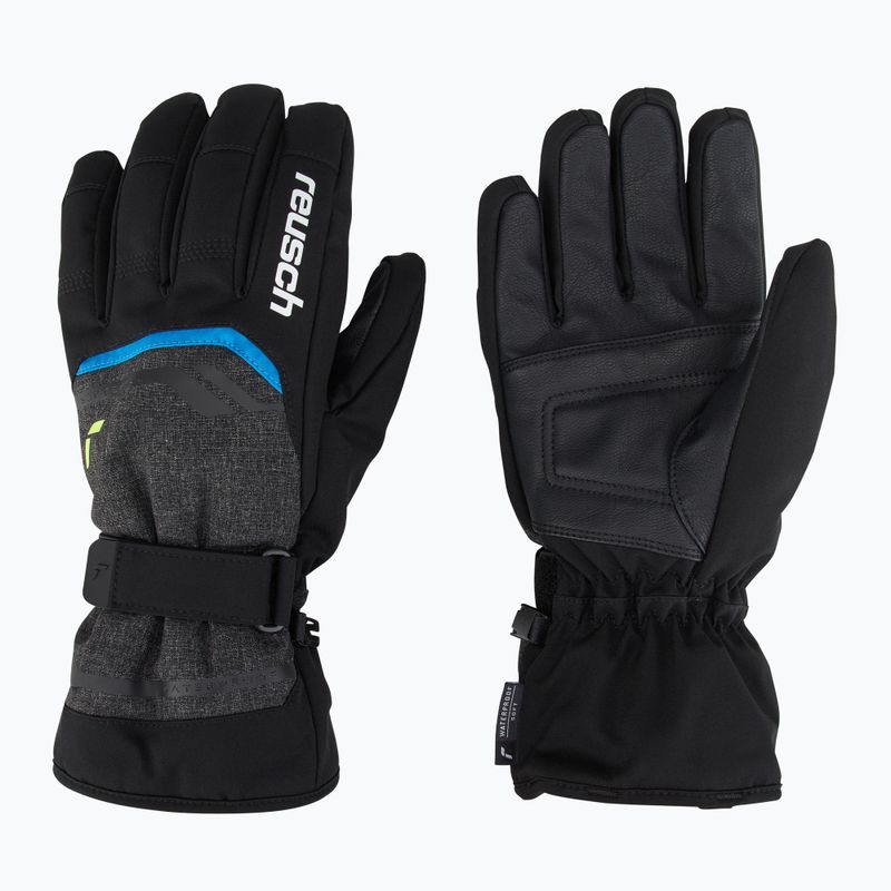 Reusch Primus R-Tex XT síkesztyű black melange/safety yellow/brilliant blue