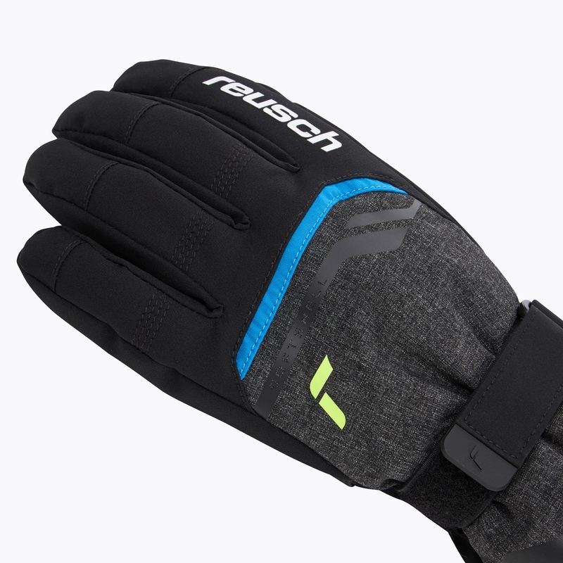 Reusch Primus R-Tex XT síkesztyű black melange/safety yellow/brilliant blue 5