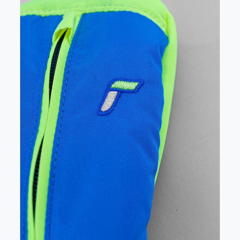 Gyerek síkesztyűk Reusch Ben Mitten brilliant blue/safety yel 5