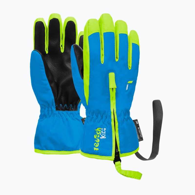 Gyerek síkesztyűk Reusch Ben brilliant blue/safety yellow 2