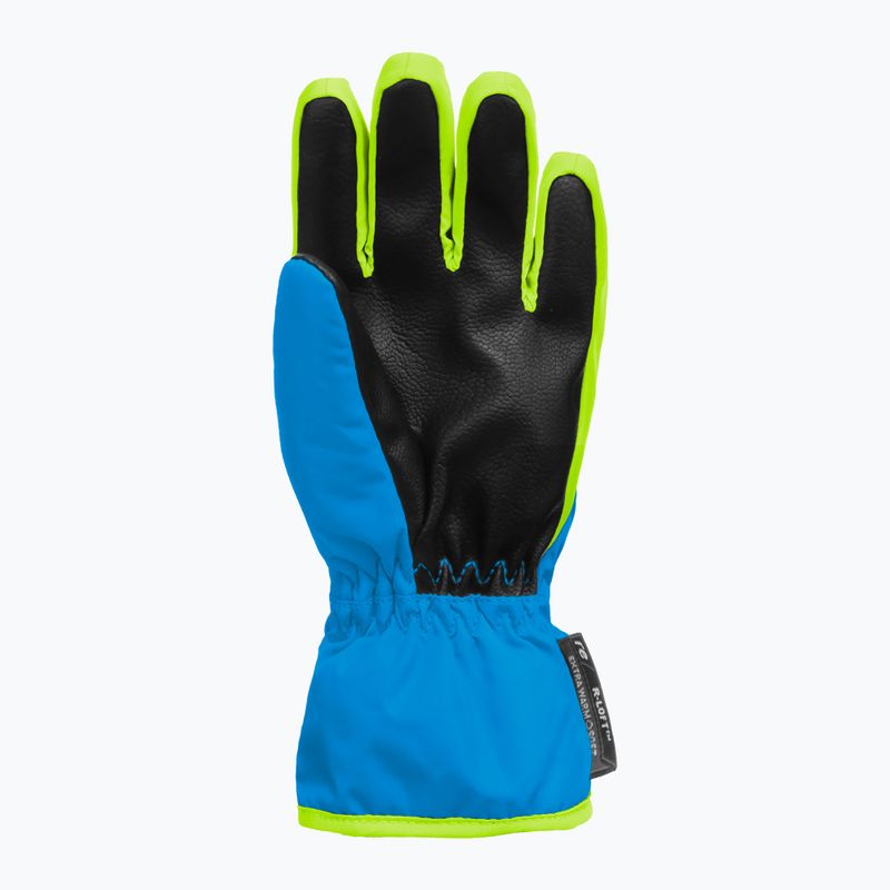 Gyerek síkesztyűk Reusch Ben brilliant blue/safety yellow 4