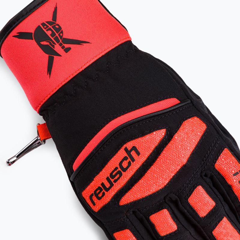 Reusch Worldcup Warrior Prime R-Tex XT gyermek síelő kesztyű fekete/piros 62/71/244 4