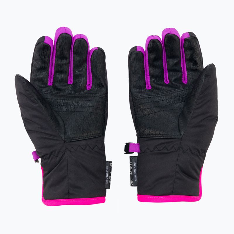 Reusch Duke R-Tex XT gyermek síelő kesztyű fekete-rózsaszín 2