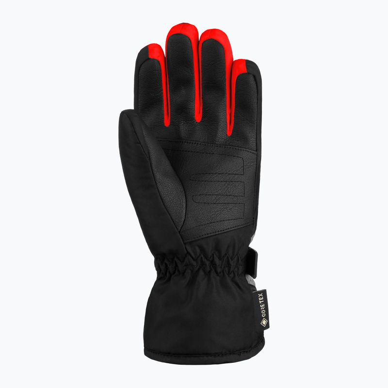 Gyerek síkesztyű Reusch Flash Gore-Tex black/black melange/fire red 3