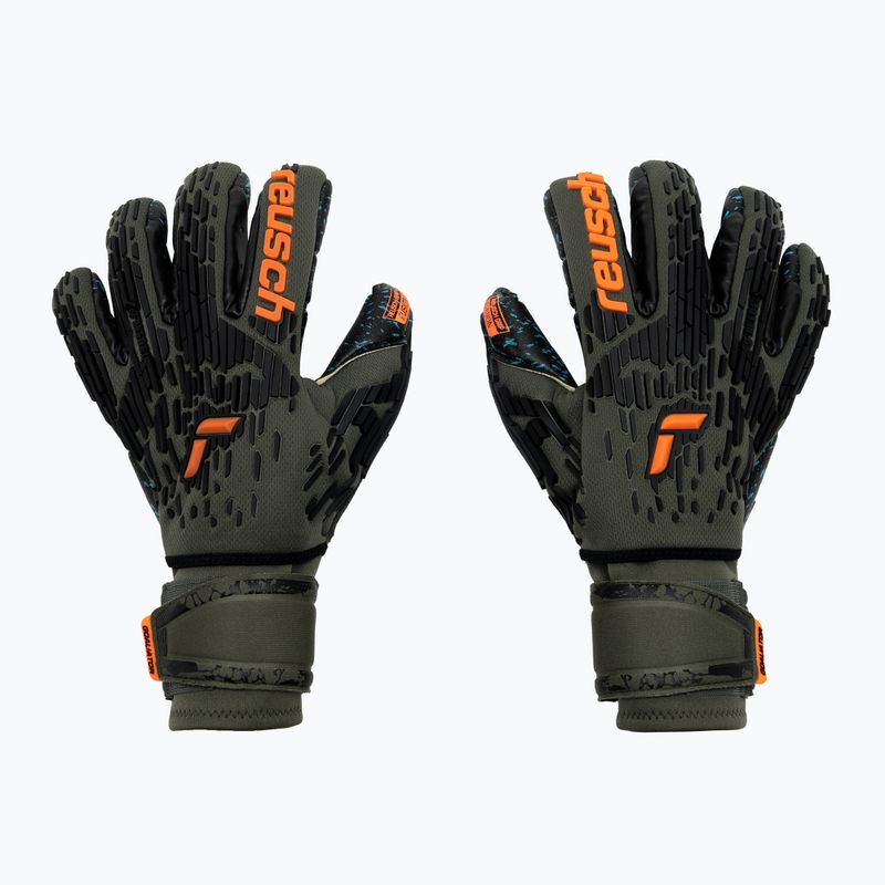 Reusch Attrakt Freegel Fusion Ortho-Tec kapuskesztyű zöld 5370090-5555