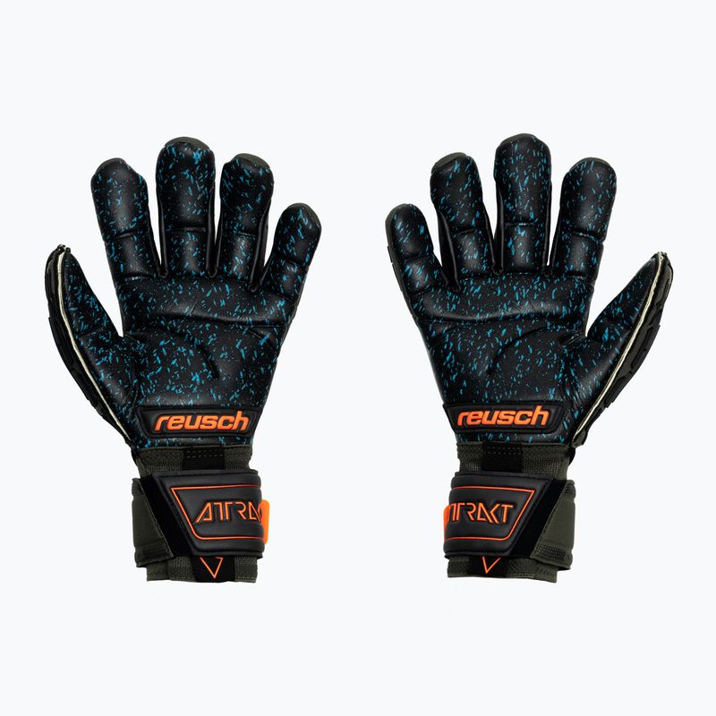 Reusch Attrakt Freegel Fusion Ortho-Tec kapuskesztyű zöld 5370090-5555 2
