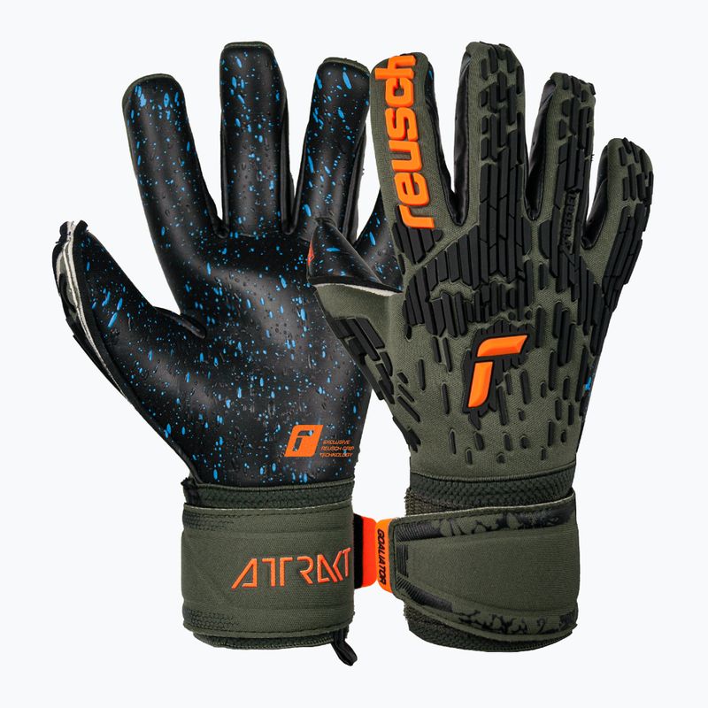 Reusch Attrakt Freegel Fusion kapus kesztyű zöld 5370095-5555 6