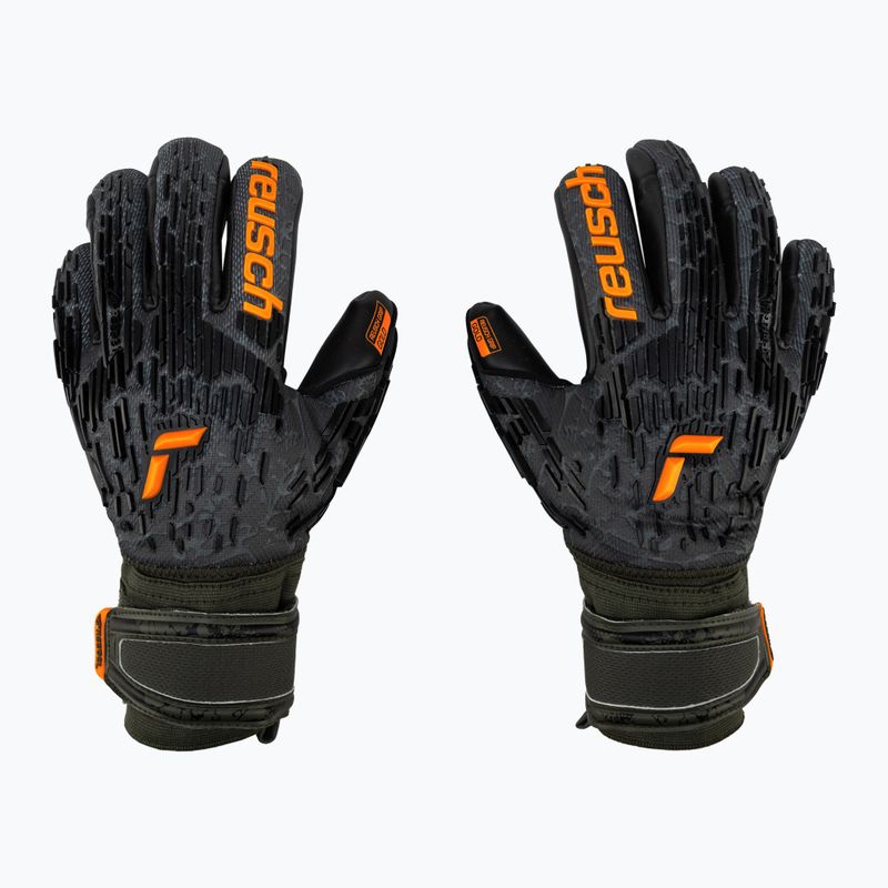Reusch Attrakt Freegel Gold Finger Support kapus kesztyű fekete 5370030-5555