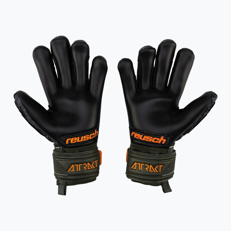 Reusch Attrakt Freegel Gold Finger Support kapus kesztyű fekete 5370030-5555 2