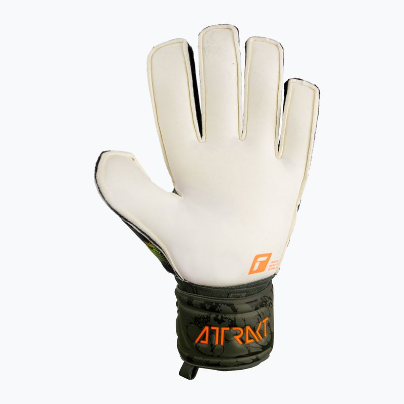 Reusch Attrakt Grip Finger Support kapuskesztyű zöld-narancs 5370010-5556 7