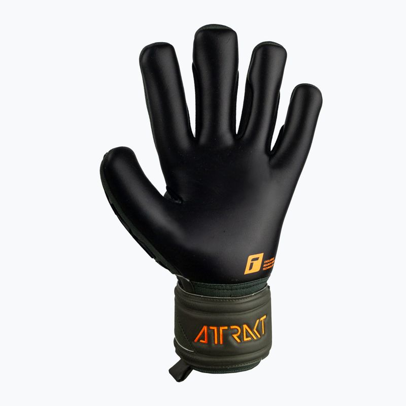 Reusch Attrakt Freegel Ezüst zöld-narancssárga kapuskesztyű 7