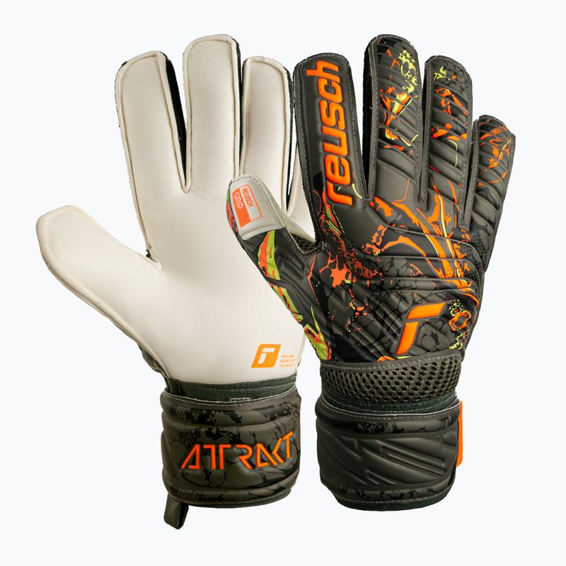 Reusch Attrakt Grip kapuskesztyű zöld 5370018-5556 4