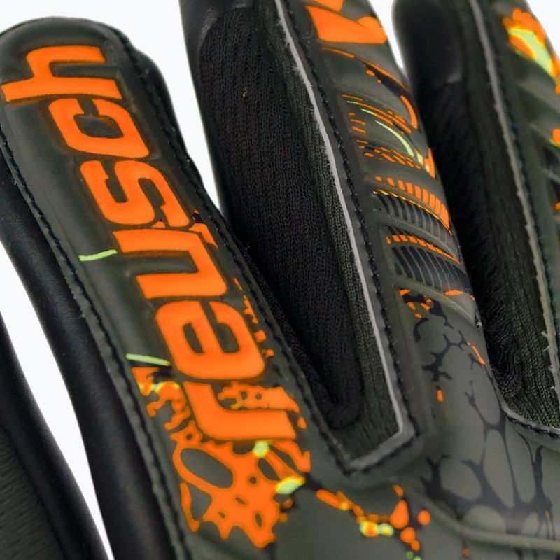 Reusch Attrakt Gold X Finger Support Junior kapuskesztyű zöld-fekete 5372050-5555 8