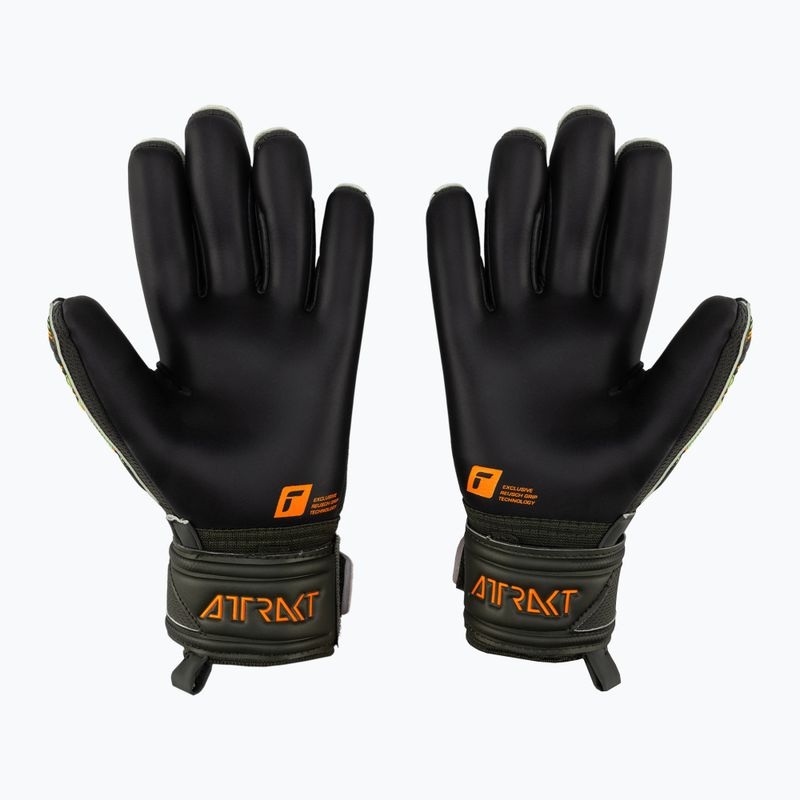 Reusch Attrakt Gold X Junior kapuskesztyű zöld-fekete 5372055-5555 2