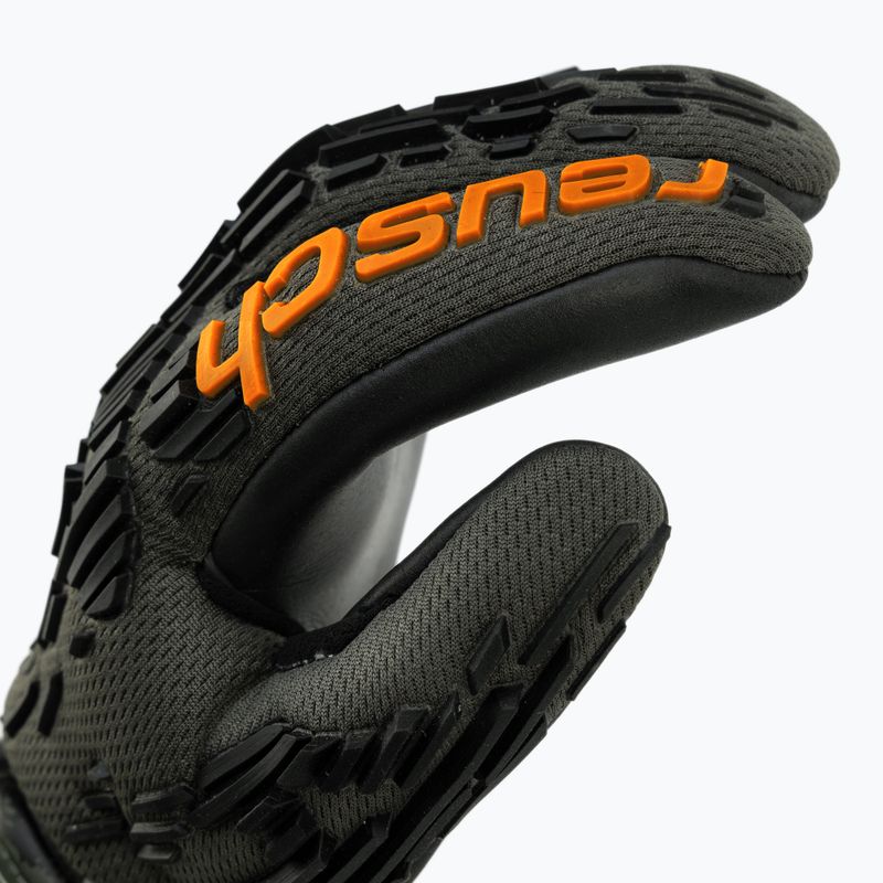 Reusch Attrakt Freegel Silver Junior kapuskesztyű fekete-zöld 5372035-5555 3