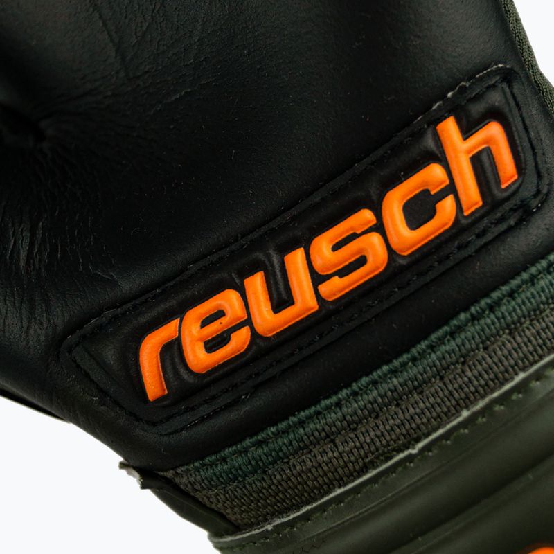 Reusch Attrakt Freegel Silver Junior kapuskesztyű fekete-zöld 5372035-5555 8