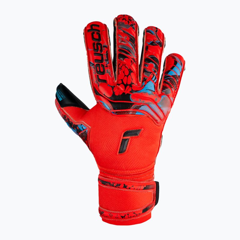 Reusch Attrakt Gold X Evolution Cut Finger Support kapus kesztyű piros 5370950-3333 4