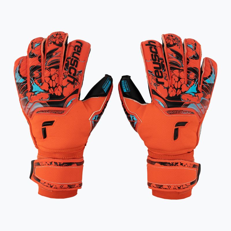 Reusch Attrakt Gold X Evolution Cut Finger Support kapus kesztyű piros 5370950-3333