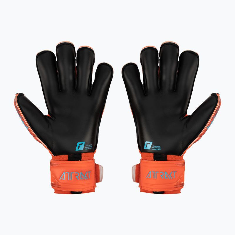 Reusch Attrakt Gold X Evolution Cut Finger Support kapus kesztyű piros 5370950-3333 2