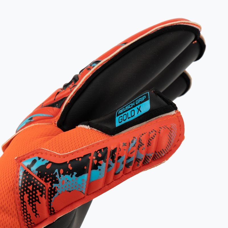 Reusch Attrakt Gold X Evolution Cut Finger Support kapus kesztyű piros 5370950-3333 3