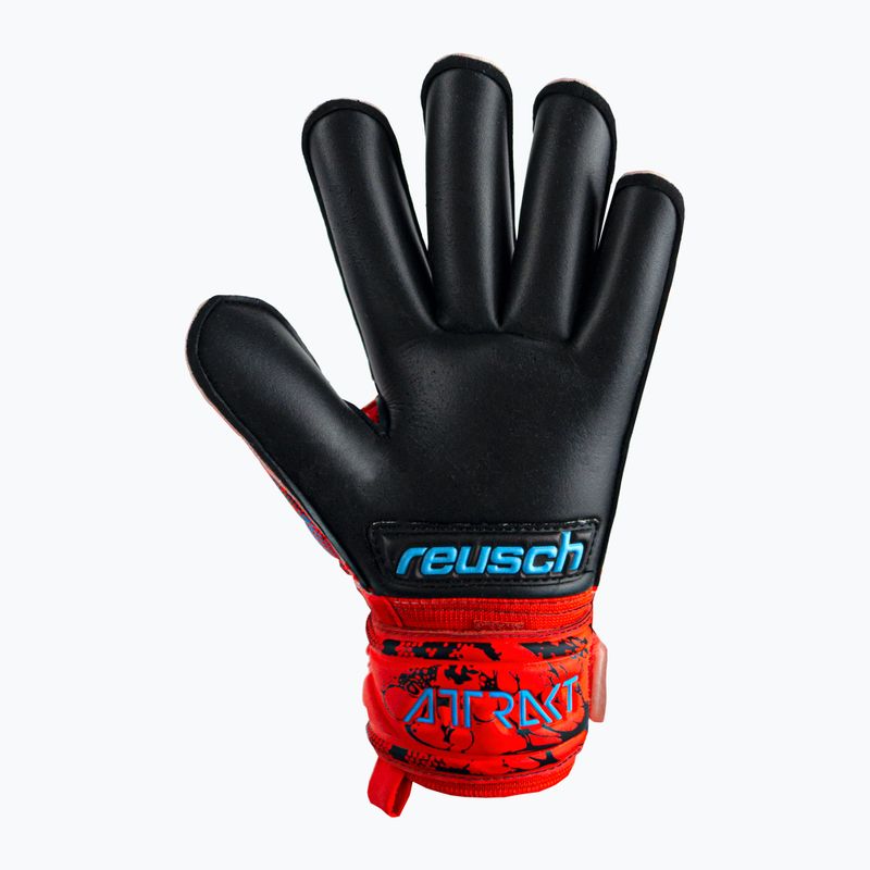 Reusch Attrakt Silver Roll Finger Junior gyermek kapuskesztyű piros 5372217-3333 5