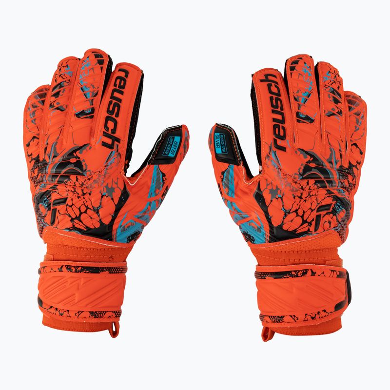 Reusch Attrakt Silver Junior gyermek kapuskesztyű piros 5372215-3333