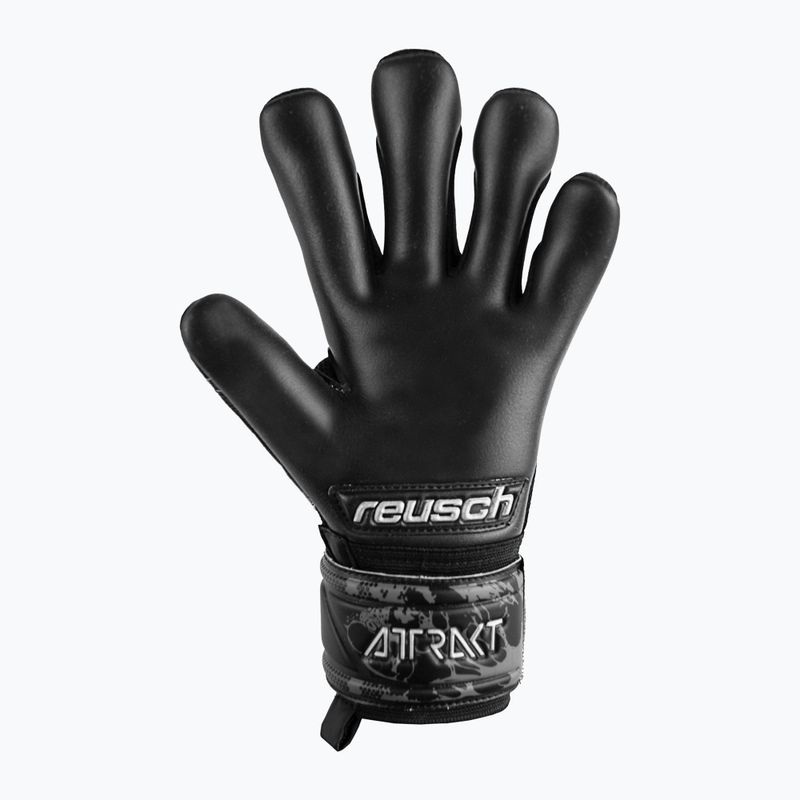 Reusch Attrakt Infinity Finger Support Junior gyermek kapuskesztyű fekete 5372720-7700 5