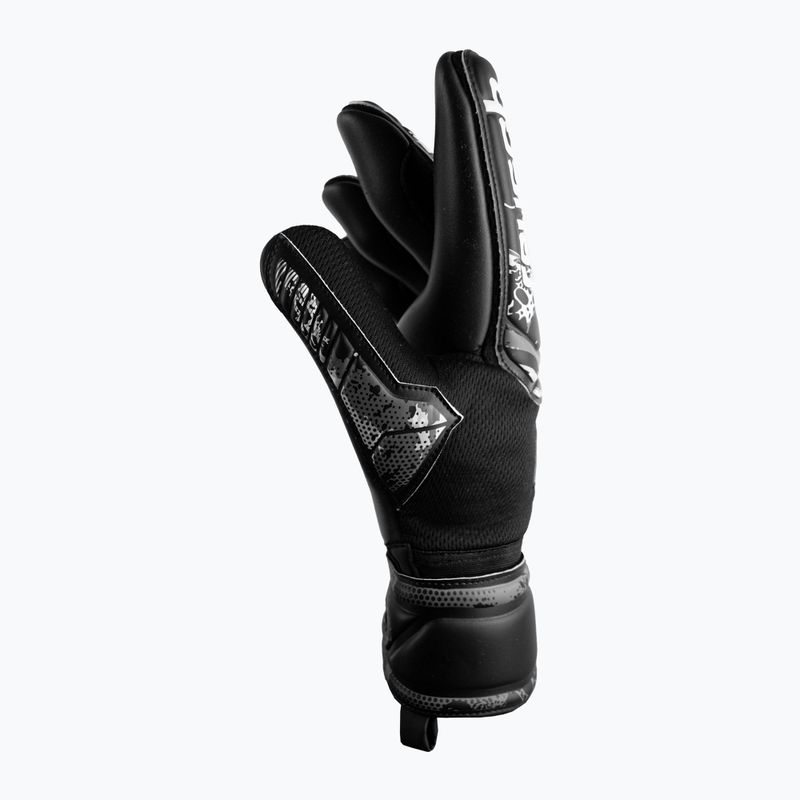 Reusch Attrakt Infinity Finger Support Junior gyermek kapuskesztyű fekete 5372720-7700 6