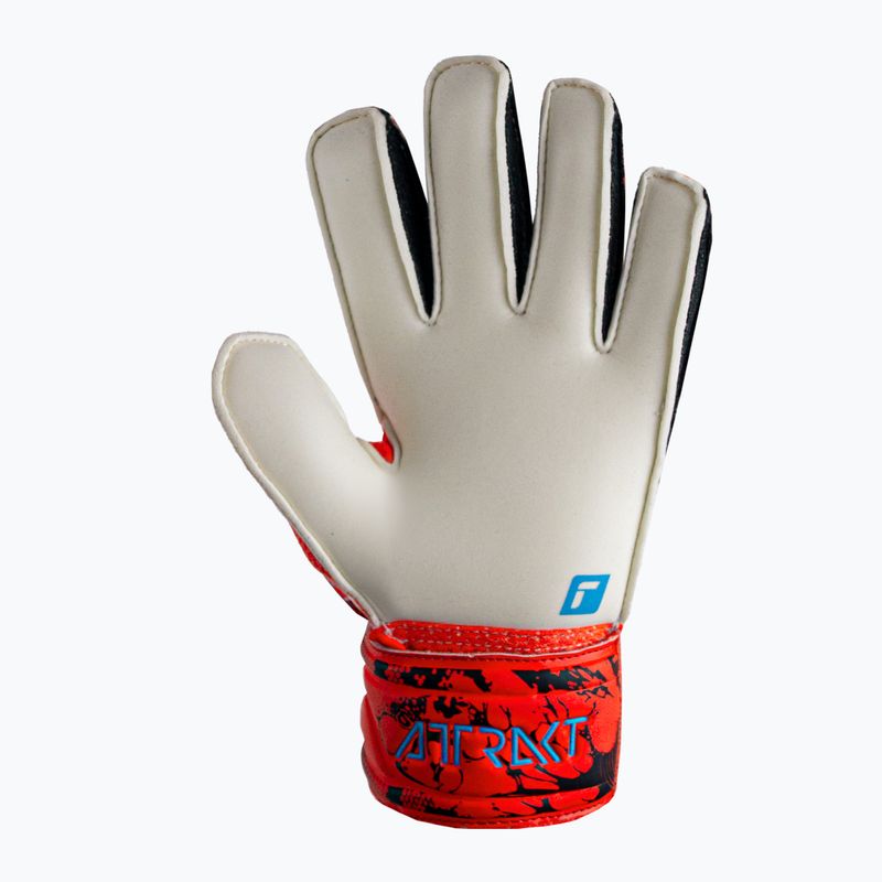 Reusch Attrakt Solid Finger Support Junior gyermek kapus kesztyű piros 5372510-3334 5