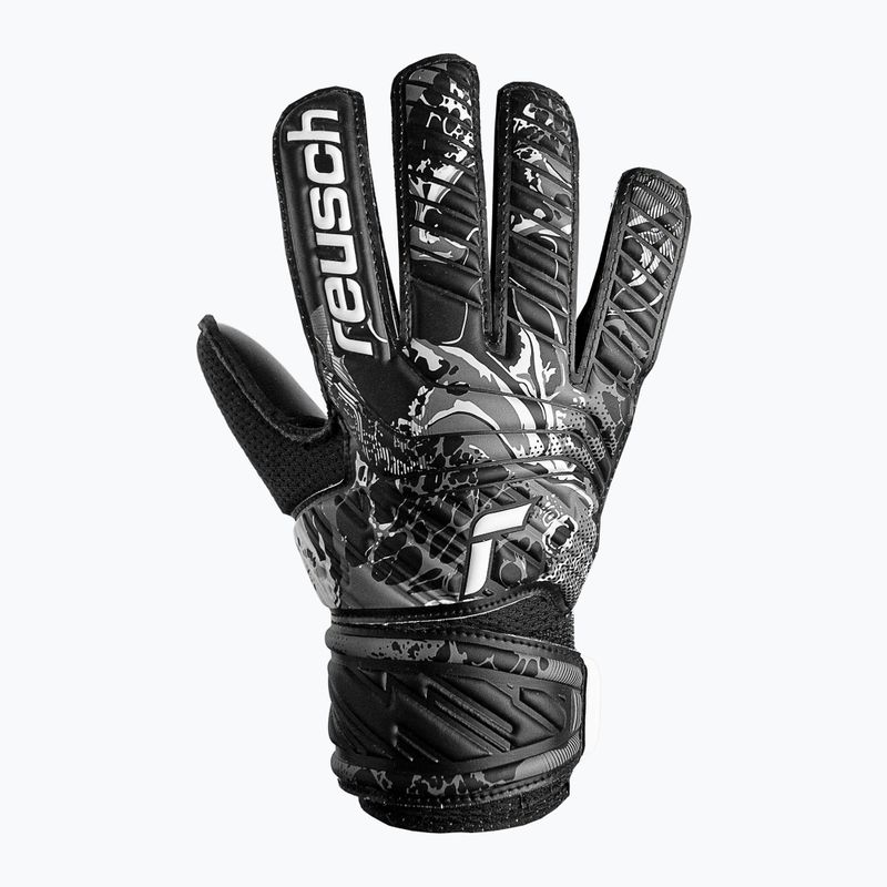 Reusch Attrakt Solid Junior gyermek kapuskesztyű fekete 5372515-7700 4