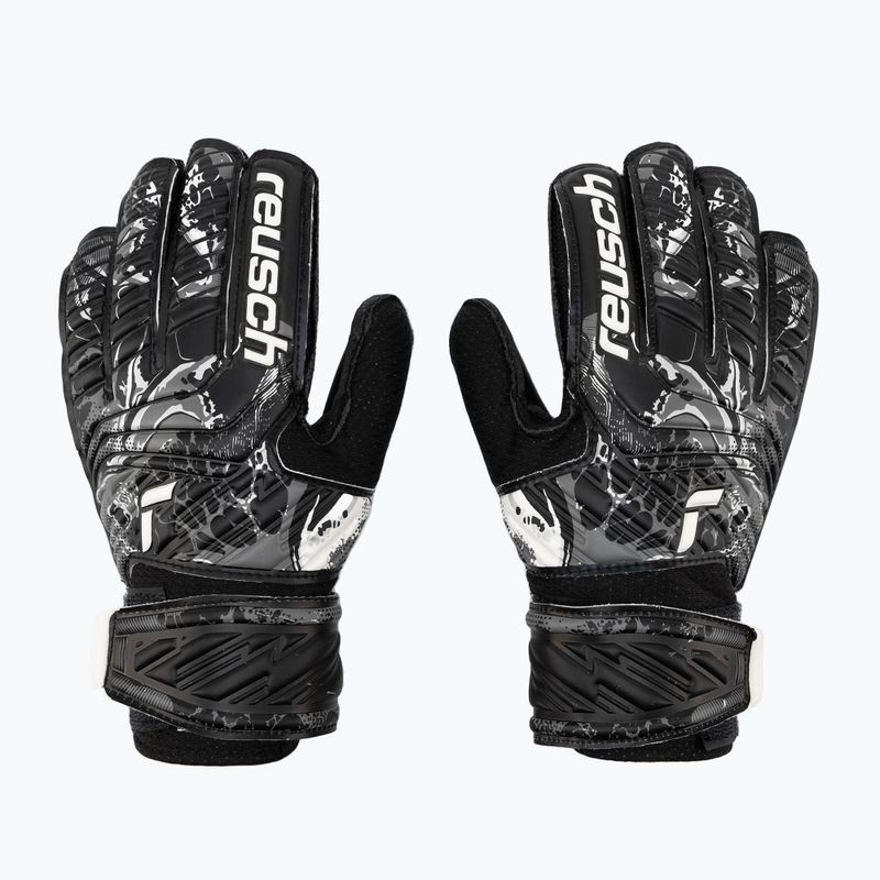 Reusch Attrakt Solid Junior gyermek kapuskesztyű fekete 5372515-7700
