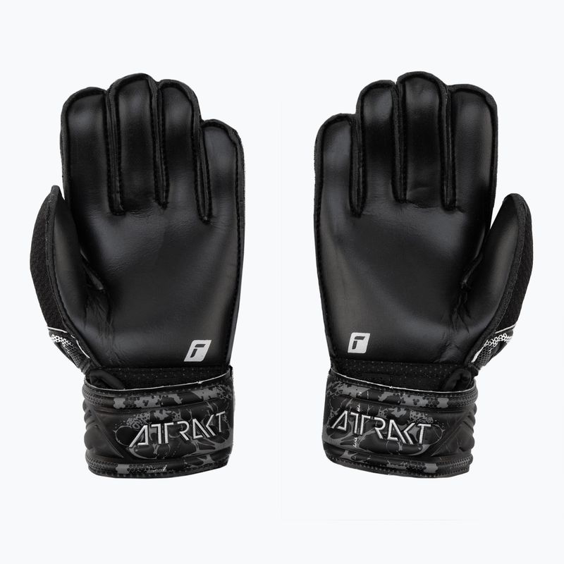 Reusch Attrakt Solid Junior gyermek kapuskesztyű fekete 5372515-7700 2