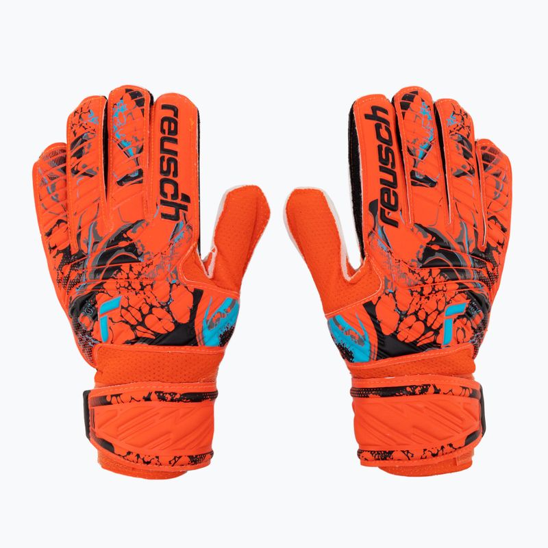 Reusch Attrakt Solid Junior gyermek kapuskesztyű piros 5372515-3334