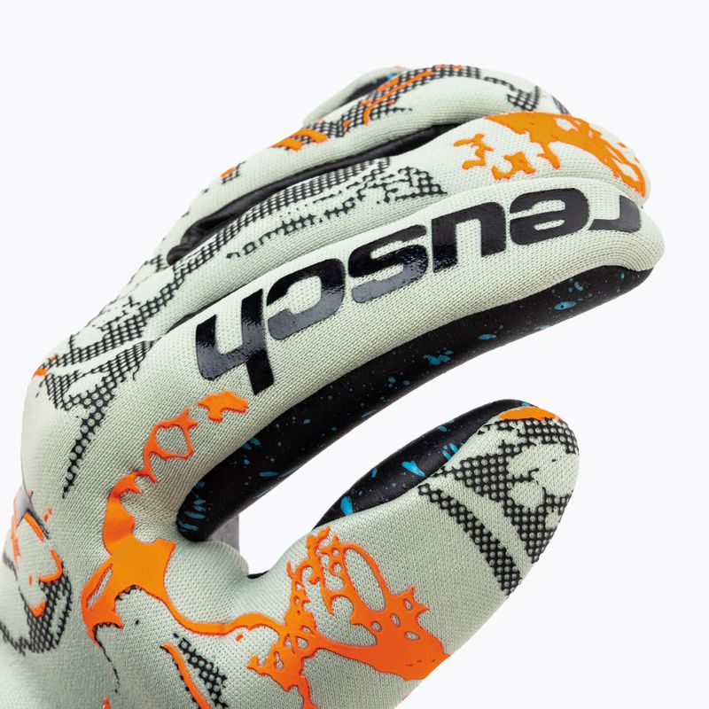 Reusch Pure Contact Fusion Junior gyermek kapuskesztyű zöld 5372900-5444 3