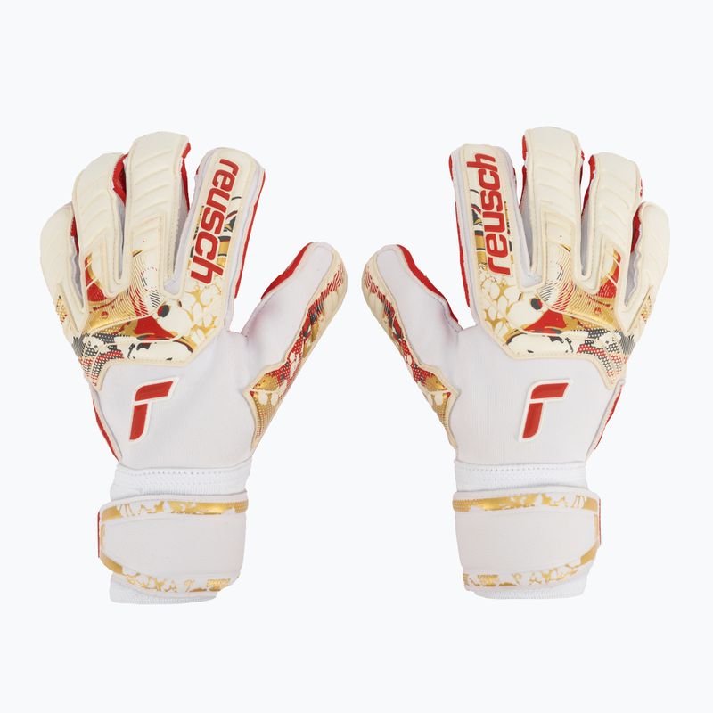 Reusch Attrakt Gold X GluePrint kapuskesztyű fehér 5370975-1011