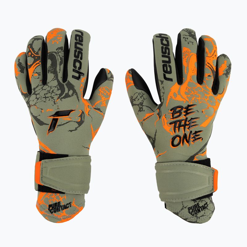 Reusch Pure Contact Gold Junior gyermek kapuskesztyű zöld 5372100-5444