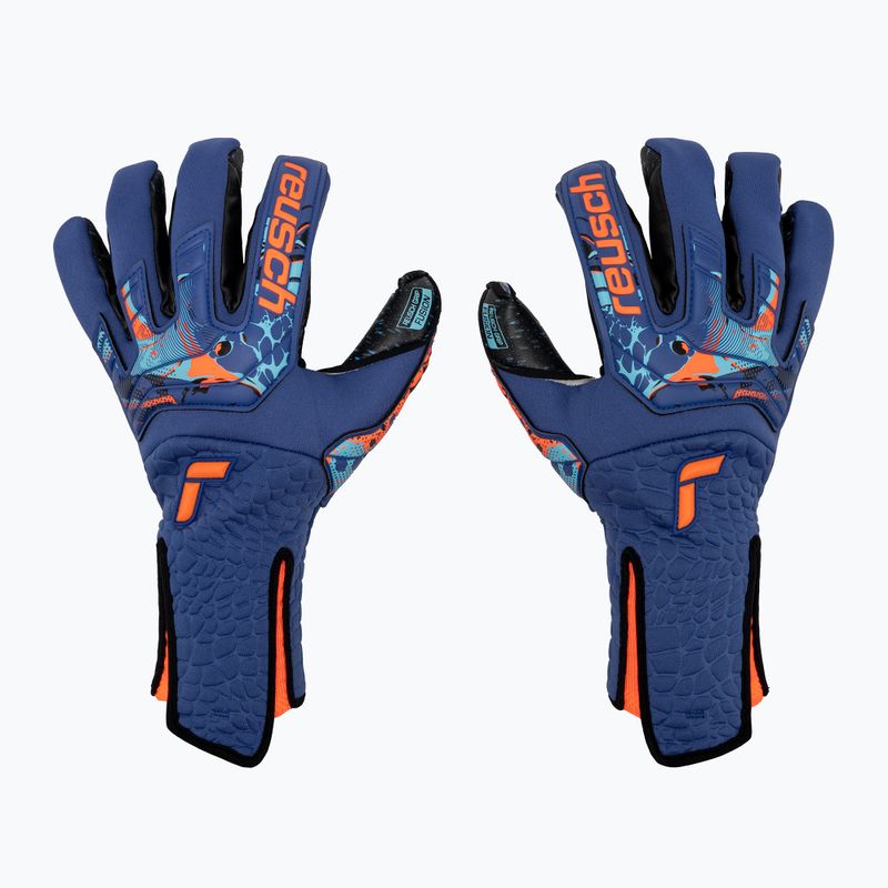 Reusch Attrakt Fusion Strapless AdaptiveFlex kapuskesztyű sötétkék 5370979-4024