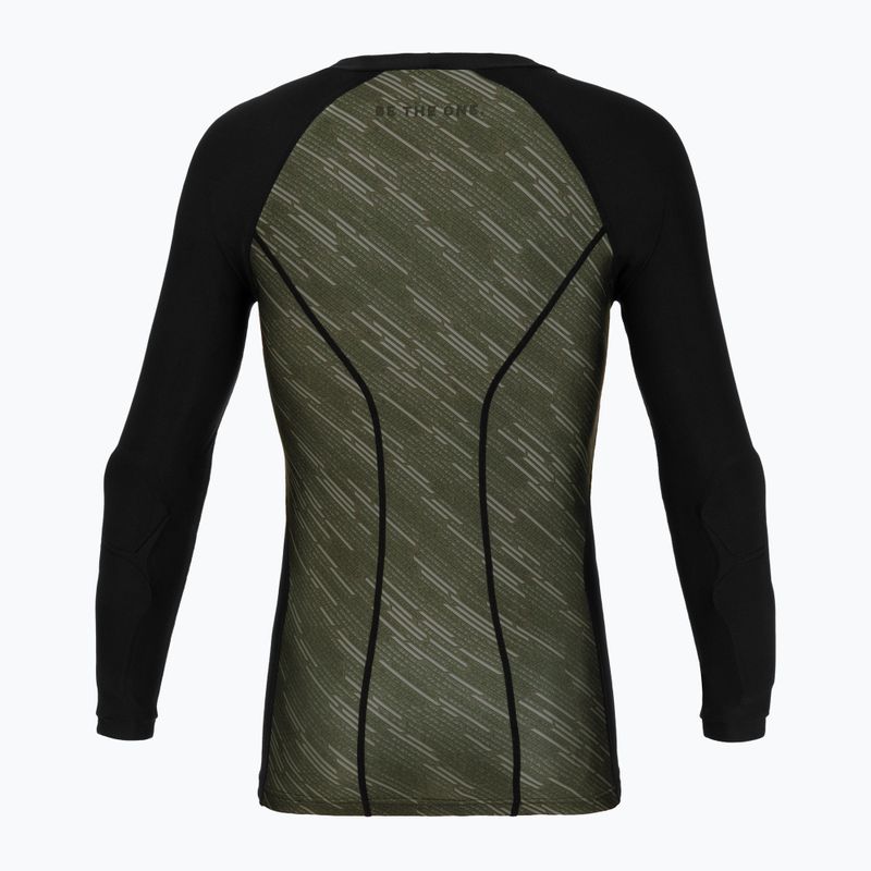 Kapus hosszú ujjú Reusch Padded Eco alsónadrág fekete/sivatagi zöld 2