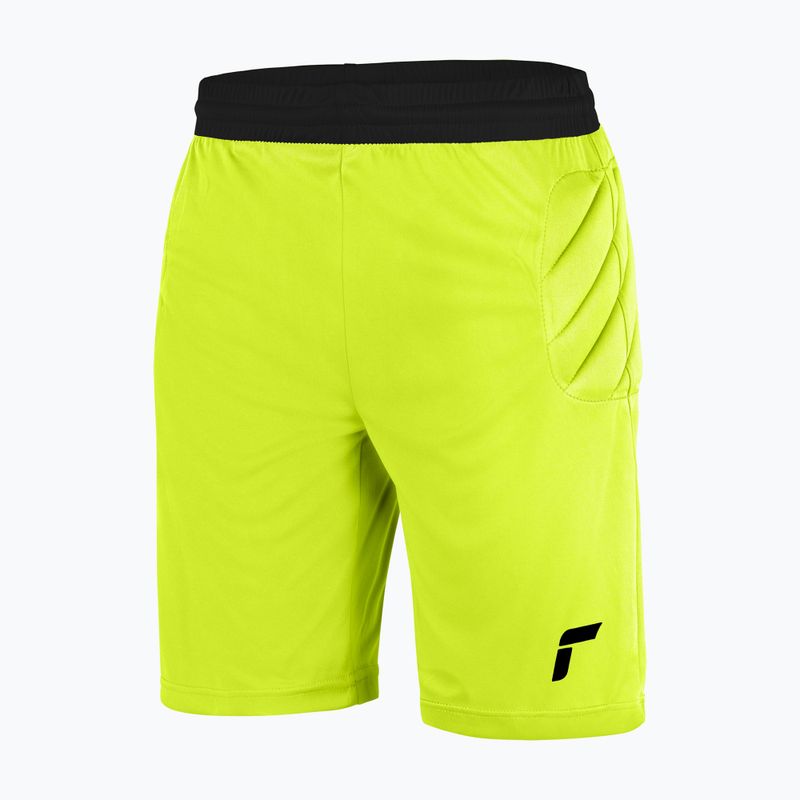 Gyermek focinadrág protektorokkal Reusch Match Short Padded Junior sárga 5128700-2700