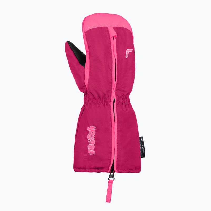 Gyerek síkesztyű Reusch Tom Mitten fuchsia purple/knockout pink 2
