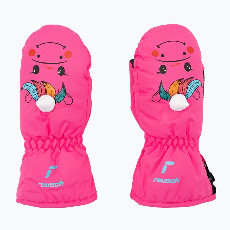 Reusch gyermek sí kesztyű Sweety Mitten rózsaszín egyszarvú 3