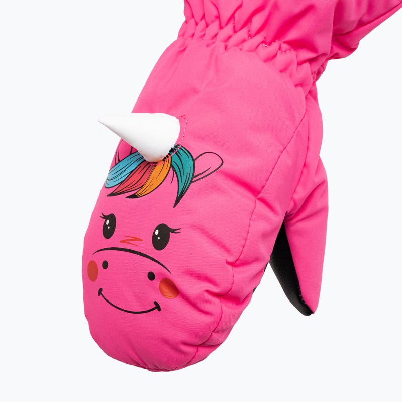 Reusch gyermek sí kesztyű Sweety Mitten rózsaszín egyszarvú 4