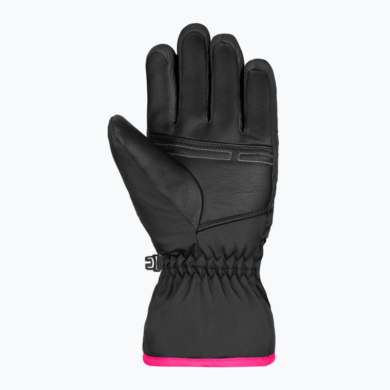 Reusch gyermek síelő kesztyű Alan fekete/rózsaszín glo 7
