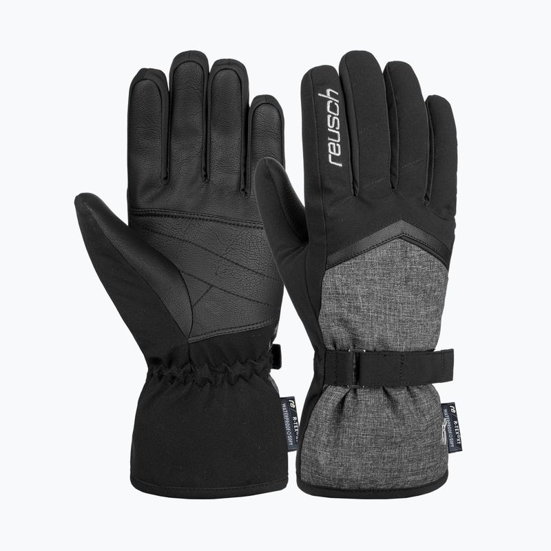 Reusch Moni R-Tex Xt síelő kesztyű fekete/fekete melange 5