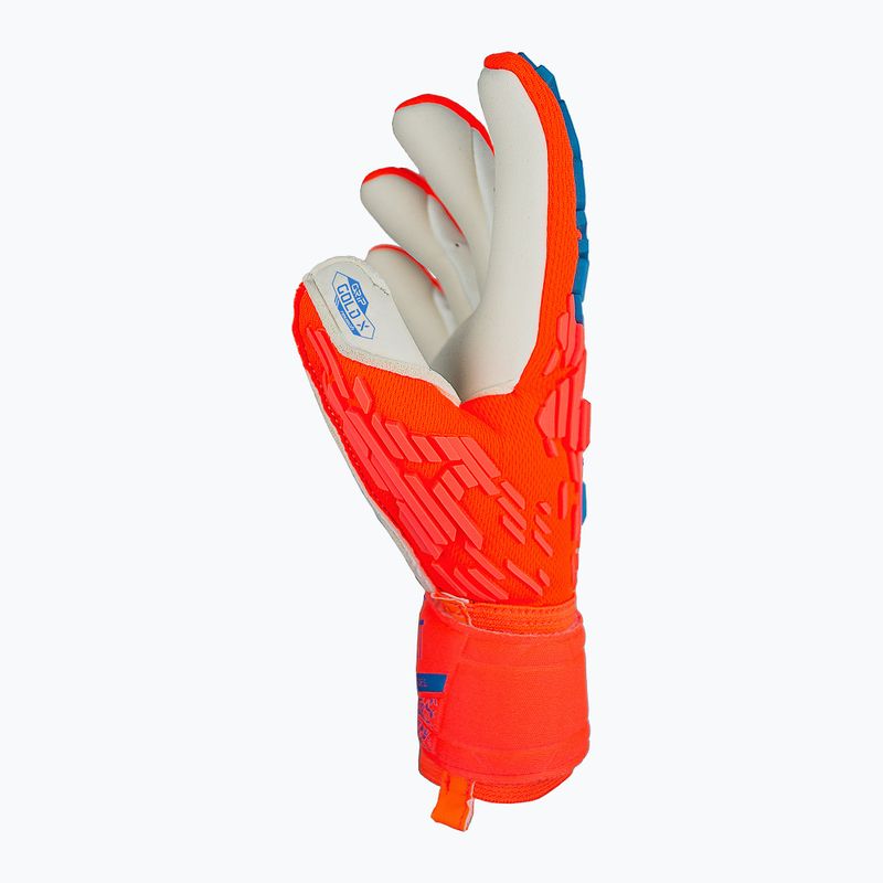 kapuskesztyű Reusch Attrakt Gold X Freegel hyper orange/electric blue 4