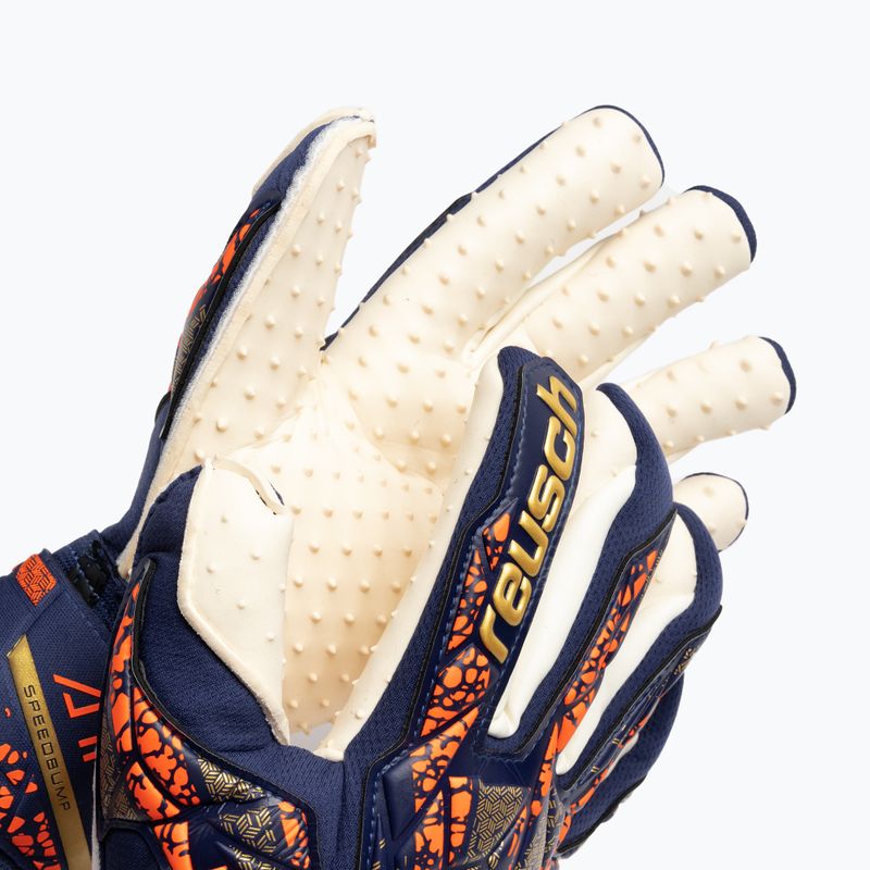 kapuskesztyű Reusch Attrakt SpeedBump premium blue/gold 3