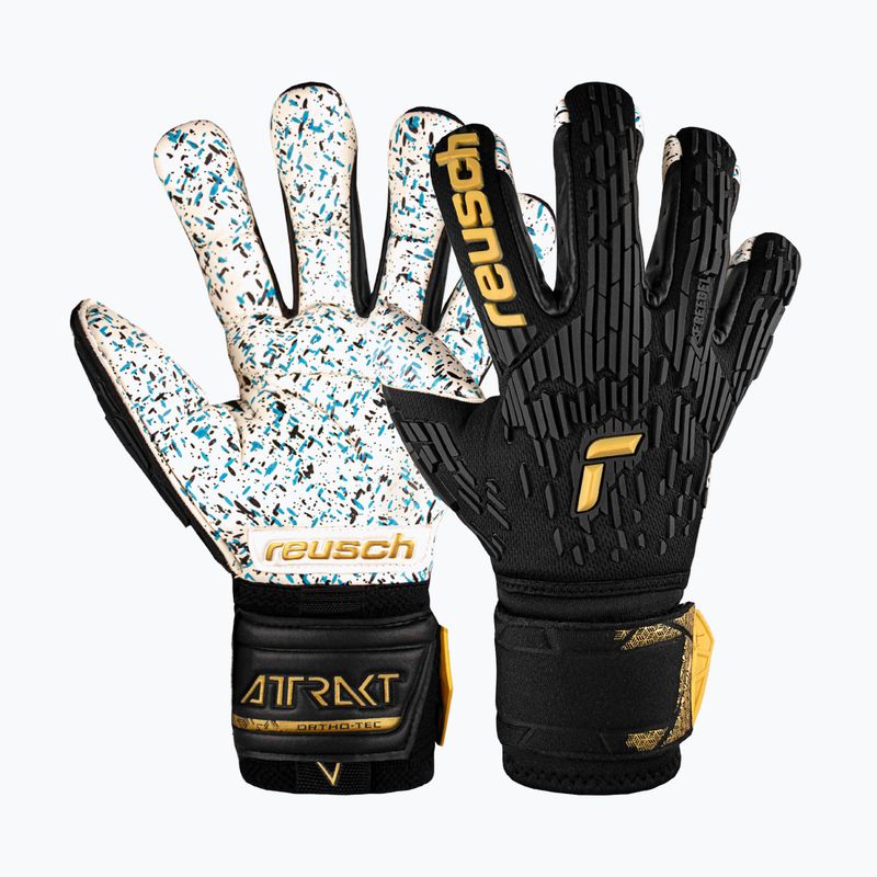 kapuskesztyű Reusch Attrakt Freegel Fusion Ortho-Tec black/gold