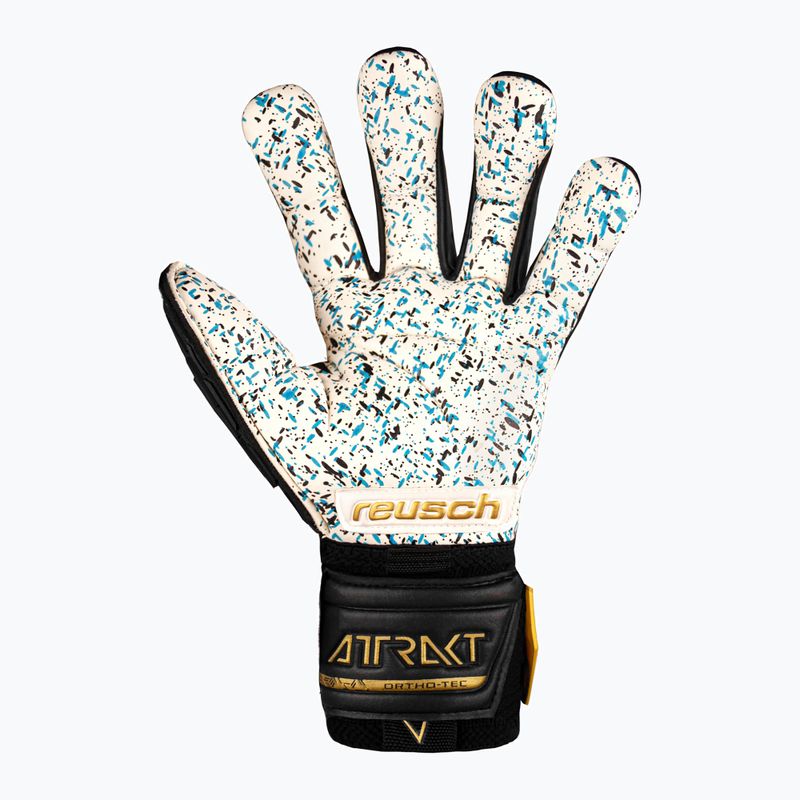 kapuskesztyű Reusch Attrakt Freegel Fusion Ortho-Tec black/gold 3
